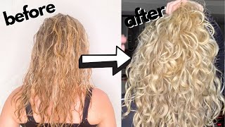 UPDATED WavyCurly Hair Routine 2B2C 💇🏼‍♀‍ [upl. by Alvita221]