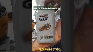 Castrol GTX 10w40 Mineral Multigrade Oil shorts [upl. by Ithsav]