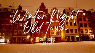 Winter Night Old Town Stockholm [upl. by Brandt]