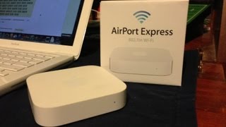 Apple Airport Express 2nd Generation Overview amp Setup [upl. by Nivlam]