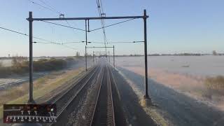 Meerijden met de machinist van Leeuwarden naar Den Haag Met snelheidsmeter [upl. by Etnuhs864]