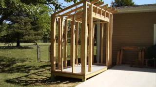 How To Build a LeanTo Style Storage Shed [upl. by Tommy254]