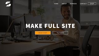 How To Make Website Using HTML CSS  Start To End  Step By Step Tutorial [upl. by Kermy]