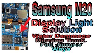 Samsung M20 Display Light Problem solution Samsung M20 Black Screen Problem solution No Display [upl. by Rosenblatt]