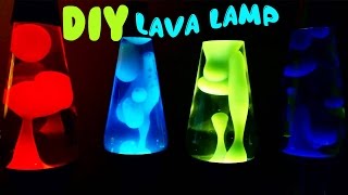 How to Make Lava Lamp Easy Step By Step DIY Tutorial Science Experiments [upl. by Latricia]