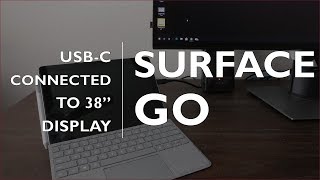 Surface Go  connecting to a USB C Display or Monitor [upl. by Dan]