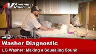 LG Washer Repair  Making a Squealing Noise  WM0642HW [upl. by Eelibuj930]