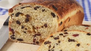 Fruit Bread Recipe Demonstration  Joyofbakingcom [upl. by Houlberg]