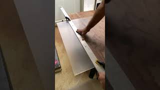 Cut a Thin Acrylic Sheet Without a Saw shorts [upl. by Nidnerb]