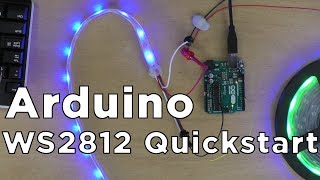 How to use WS2812B RGB LEDs with Arduino [upl. by Waldon]