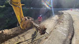 Soil Nail amp Shotcrete Wall New Zealand [upl. by Boycie841]