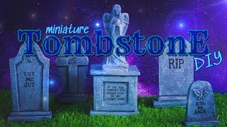 Make Your Own Realistic Halloween Tombstones [upl. by Rialcnis]