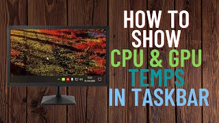 How to Monitor CPU and GPU Temperatures on Windows 10 [upl. by Notyarb]