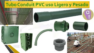 Tubo Conduit de PVC Pesado y PVC Ligero [upl. by Malas]