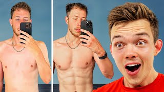 YouTuber Goes From Skinny To Shredded [upl. by Braswell943]