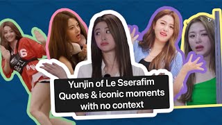 Yunjin Le Sserafim Quotes amp Iconic Moments Part 1 [upl. by Oneil]