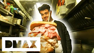 Adam v The Colossal Challenge  Man V Food [upl. by Dukey]