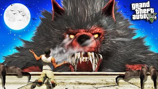 GTA 5  WEREWOLF becomes a FRANKLIN And gets SUPER POWERS in GTA 5  GTA 5 Mods [upl. by Connelley]