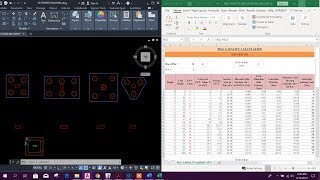 Pile Capacity Calculation using SPT amp Pile Arrangement [upl. by Nneb]