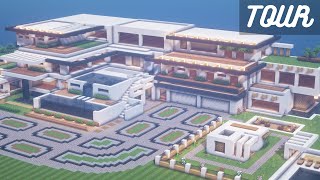 Minecraft Modern Mansion Tour  Architecture 5 Pt 1 [upl. by Ahsuat]