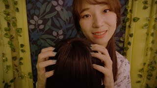 Stress Relieving Scalp Massage💚 ASMR [upl. by Eiahpets]