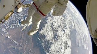 NASA Astronauts Space Walk Outside the ISS [upl. by Floeter]