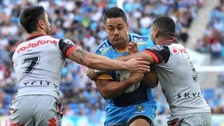 Jarryd Hayne NRL Return Performance VS Warriors 070816 [upl. by Howlond]