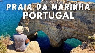 Praia da Marinha One of the Best Beaches in the Algarve Portugal [upl. by Euqinahc]