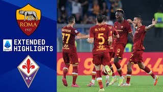 Roma vs Fiorentina Extended Highlights  Serie A  CBS Sports Golazo [upl. by Eidnak]