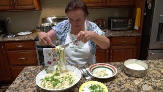 Italian Grandma Makes Fettuccine Alfredo [upl. by Adele]