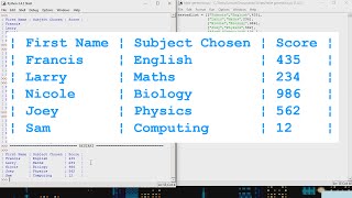 Python Tutorial  How to make TextBased Tables [upl. by Olivia]