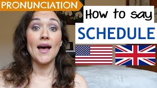 How to Pronounce SCHEDULE US UK amp Australian pronunciation [upl. by Prentice]