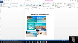 TUTORIAL DE COMO HACER UN COLLAGE EN WORD [upl. by Eromle168]