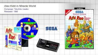 Alex Kidd in Miracle World Full OST  SMS [upl. by Enilorak584]