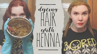 Dyeing Your Hair Red with Henna [upl. by Wheaton]