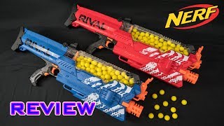 REVIEW Nerf Rival Nemesis MXVII10K Unboxing Review amp Firing Demo [upl. by Acilejna766]