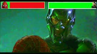 Spiderman vs Green Goblin Final Battle with healthbars [upl. by Assirec166]