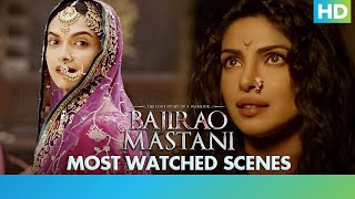 Bajirao Mastani  Most Watched Scenes  Ranveer Singh Deepika Padukone amp Priyanka Chopra [upl. by Cheslie]