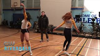 BTS Riverdale The Cast Rehearses with Choreographer Paul Becker [upl. by Anid]