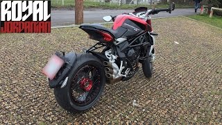 MV Agusta Brutale Dragster 800 RR walk around start and short ride [upl. by Shane]