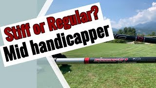 Regular vs Stiff Shaft  testing by midhandicapper [upl. by Cleveland]