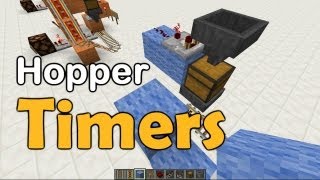 Minecraft Hopper Timer Tutorial [upl. by Schreib]