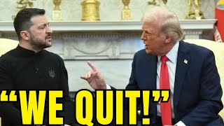 Trumps 600 STAFF QUIT Over Zelensky DISASTER MEETING [upl. by Nikita]