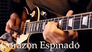 Corazon Espinado  Carlos Santana guitar cover [upl. by Ahtnamas72]