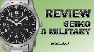 ¿Tu primer reloj automático Seiko 5 Sports Military SNZG13J1 [upl. by Harday147]