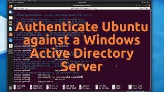 Authenticate Ubuntu against Active Directory [upl. by Batchelor192]