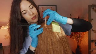 ASMR Satisfying Scalp Cleanse amp Dandruff Removal 🪮😌 [upl. by Normandy]