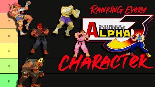 Ranking Every Street Fighter Alpha 3 Character [upl. by Odetta477]