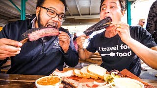 GIANT BEEF RIBS and Brisket  AMERICAN FOOD BBQ at Little Miss BBQ in Phoenix AZ [upl. by Krawczyk]