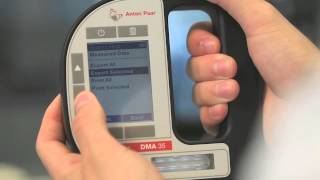 DMA 35 Portable Density Meter Features  Anton Paar [upl. by Tyrrell334]